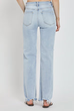 Load image into Gallery viewer, Risen Distressed Blue Denim Wide Leg Jeans