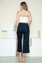 Load image into Gallery viewer, Judy Blue Side Seam Braid Detail Crop Wide Leg Blue Wash Denim Jeans