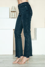 Cargar imagen en el visor de la galería, Judy Blue Button Fly Hem Destroy Blue Denim Straight Leg Jeans