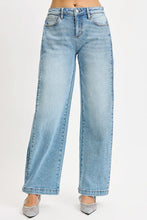 Load image into Gallery viewer, RISEN Mid Rise Wide Barrel Transferable Leg Snap Jeans
