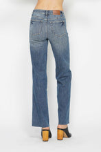 Load image into Gallery viewer, Judy Blue Tummy Control Blue Washed Straight Leg Denim Jeans