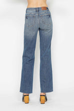 Load image into Gallery viewer, Judy Blue Tummy Control Blue Washed Straight Leg Denim Jeans