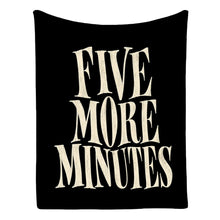 Load image into Gallery viewer, Five More Minutes Luxe Ultra Soft Plush Blanket