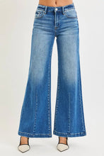 Load image into Gallery viewer, RISEN Mid Rise Wide Flared Leg Jeans
