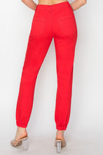 Load image into Gallery viewer, RISEN Red Denim Relaxed Jogger Jeans