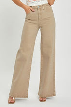 Load image into Gallery viewer, RISEN Tummy Control High Rise Wide Leg Jeans