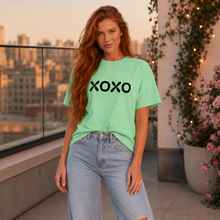 Load image into Gallery viewer, All About Love XOXO Hugs and Kisses Women's Cotton T-Shirt