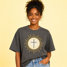 Carica l'immagine nel visualizzatore di Gallery, Centered In Light Garment Dyed Heavyweight T-Shirt