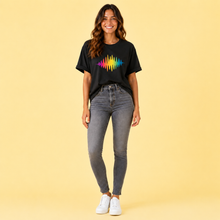 Load image into Gallery viewer, Rainbow Frequency Relaxed T-Shirt