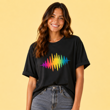 Load image into Gallery viewer, Rainbow Frequency Relaxed T-Shirt
