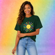 Load image into Gallery viewer, Enchanted Rainbow Sun T-Shirt