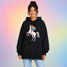 Load image into Gallery viewer, Classic Rainbow Unicorn Hoodie