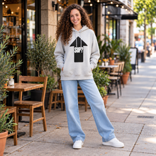 Load image into Gallery viewer, SUP? What’s Up Women’s Organic Cotton Blend Side Pocket Hoodie Sweatshirt