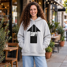 Load image into Gallery viewer, SUP? What’s Up Women’s Organic Cotton Blend Side Pocket Hoodie Sweatshirt