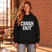 Load image into Gallery viewer, Keeping It Together Is Cancelled CRASH OUT Women's Organic Cotton Blend Side Pocket Hoodie Sweatshirt