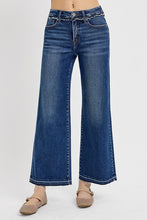 Load image into Gallery viewer, RISEN Tummy Control Dark Blue Washed Bootcut Jeans