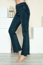 Cargar imagen en el visor de la galería, Judy Blue Button Fly Hem Destroy Blue Denim Straight Leg Jeans
