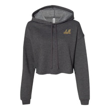 Load image into Gallery viewer, Chill Women's Cropped Fleece Hoodie