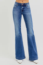 Load image into Gallery viewer, RISEN Low Rise Flared Leg Blue Denim Jeans