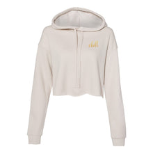 Load image into Gallery viewer, Chill Women's Cropped Fleece Hoodie