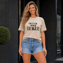 Load image into Gallery viewer, Out of Your League Come Correct Organic T-Shirt