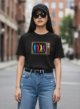 Load image into Gallery viewer, Retro TV Garment Dyed Heavyweight Cotton T-Shirt
