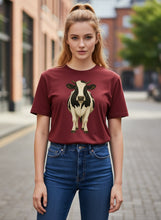 Load image into Gallery viewer, Cow Organic Cotton T-Shirt