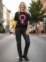 Load image into Gallery viewer, Just A Girl Garment Dyed Heavyweight T-Shirt