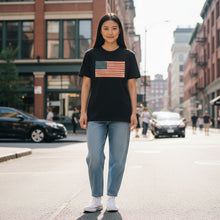 Load image into Gallery viewer, American Flag Organic Cotton T Shirt