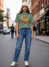 Load image into Gallery viewer, Roller Skates Garment Dyed heavyweight Cotton T-Shirt