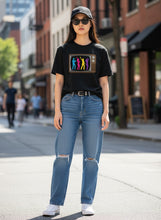 Load image into Gallery viewer, Retro TV Garment Dyed Heavyweight Cotton T-Shirt