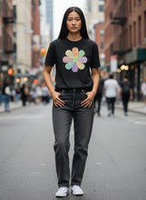 Load image into Gallery viewer, Flower Power Garment Dyed Heavyweight Cotton T-Shirt