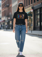 Load image into Gallery viewer, Retro TV Garment Dyed Heavyweight Cotton T-Shirt