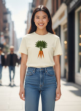 Load image into Gallery viewer, Fresh Picked Carrot Bunch Cotton T-Shirt