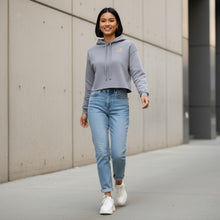 Load image into Gallery viewer, Chill Women's Cropped Fleece Hoodie