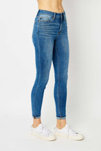 Load image into Gallery viewer, Judy Blue Cuffed Hem Blue Denim Skinny Jeans
