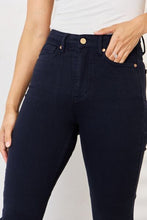Load image into Gallery viewer, Judy Blue Clara Garment Dyed Tummy Control Blue Denim Skinny Jeans