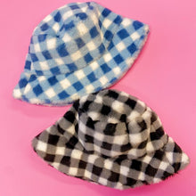 Cargar imagen en el visor de la galería, Ellison and Young Super Cozy Checkered Bucket Hat
