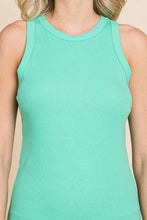 Carregar imagem no visualizador da galeria, Culture Code Mint Green Soft Ribbed Knit Tank Top
