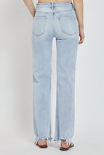 Cargar imagen en el visor de la galería, Risen Distressed Blue Denim Wide Leg Jeans
