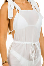 Load image into Gallery viewer, Mermaid Swimwear Two Piece Thong Bikini &amp; Strappy Jumpsuit Coverup
