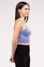 Load image into Gallery viewer, Zenana Washed Ribbed Cropped Tank Top
