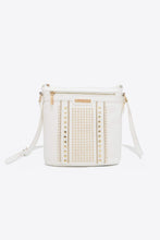 Cargar imagen en el visor de la galería, Nicole Lee Modern Luxe Vegan Pebbled Leather Stud Embellished Handbag
