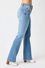 Ladda upp bild till gallerivisning, Judy Blue High Waisted Blue Denim Straight Leg Jeans
