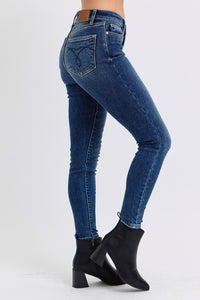 Judy Blue Mid Rise Blue Denim Skinny Jeans