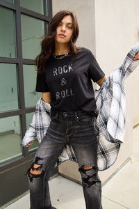 Simply Love ROCK & ROLL Short Sleeve T-Shirt