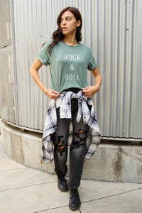 Simply Love ROCK & ROLL Short Sleeve T-Shirt