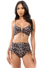 Load image into Gallery viewer, Mermaid Swimwear Animal Pattern High Waisted Two Piece Bikini Set
