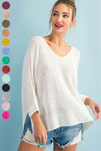 Load image into Gallery viewer, Crew Neck Knit Sweater
