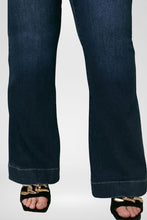 Load image into Gallery viewer, KanCan Plus High Waisted Flared Leg Blue Denim Jeans
